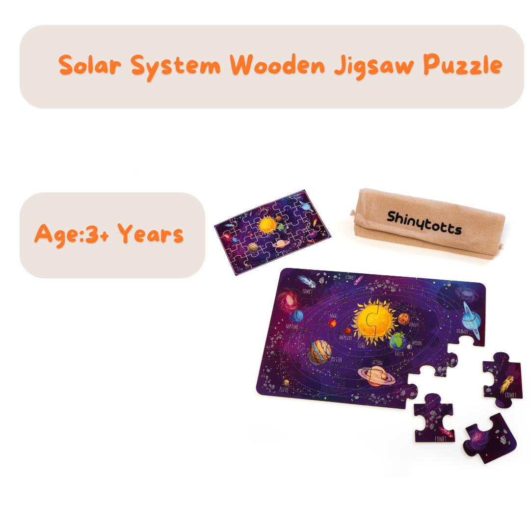 Kids Solar System Wooden Jigsaw Puzzle