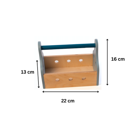 Wooden Tool Kit Set with Tool Box